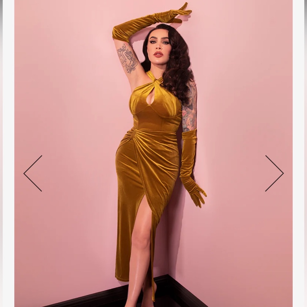 Golden Era Dress (gloves not included)